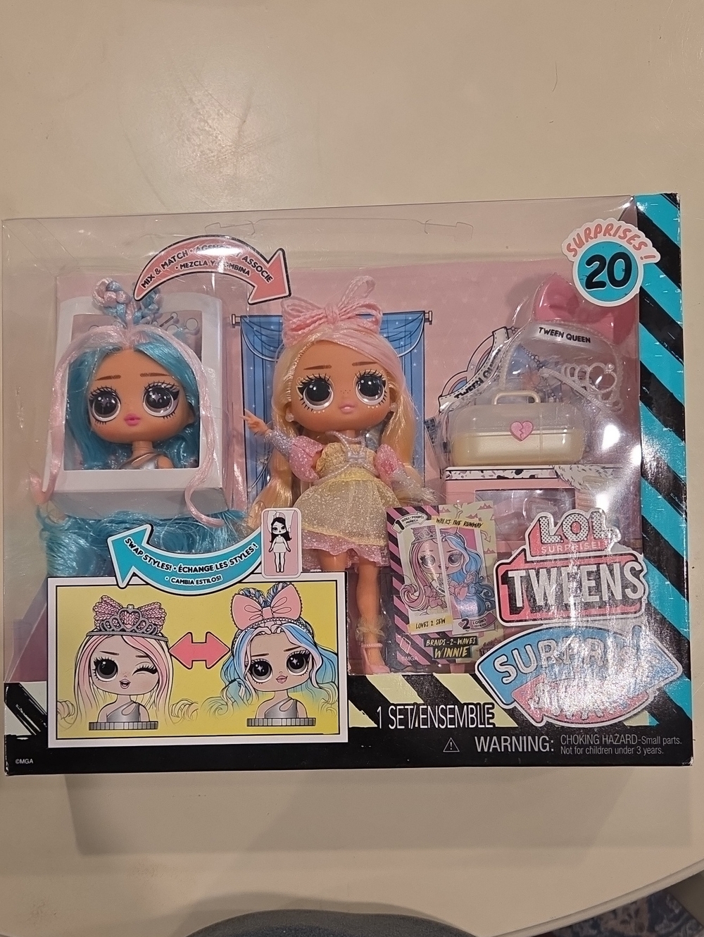 L.O.L. Surprise! Tweens Twin Dolls - Pink & Blue Hair